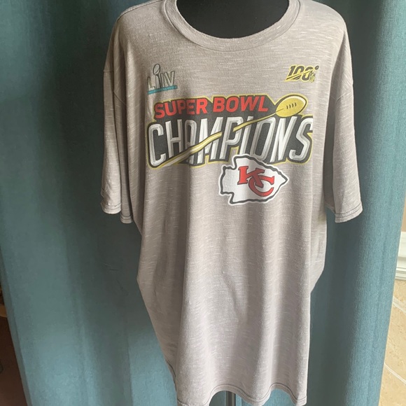 SUPER BOWL LIIV CHAMPIONS KC TEE 2X - Picture 1 of 8